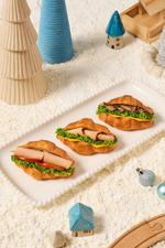 Premium Mini Croissant Sandwiches Platter (12pcs)